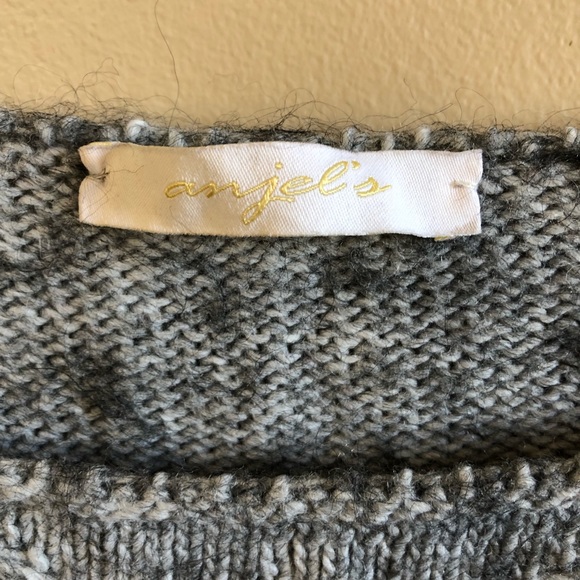 Off Shoulder Boat Neck Sweater Long Sleeve Knit - Picture 2 of 8